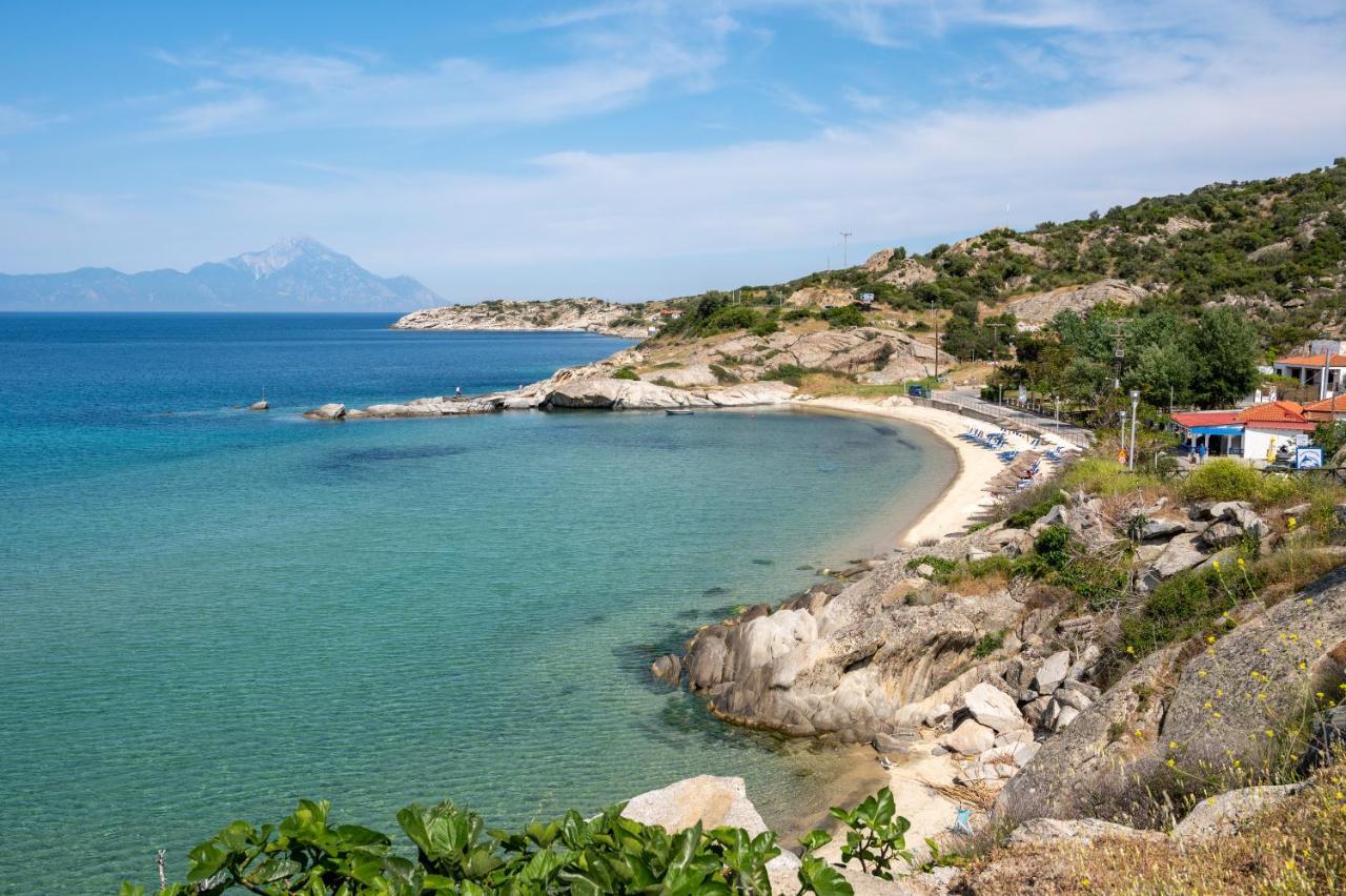 Athos View - Golden Fig Sykia Lodge Paralia Sikias Exterior foto